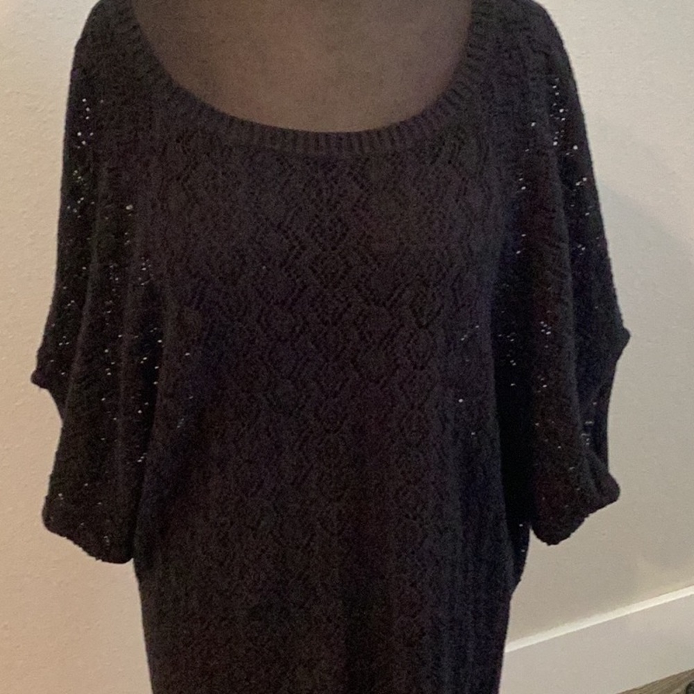 New with tags, black Frenchi sweater size L